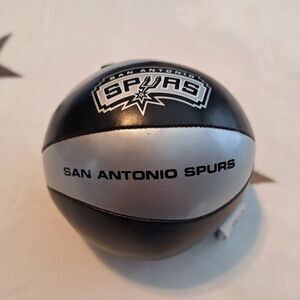 Vintage San Antonio Spurs Softee Plush Basketball 4 inch Indoor Play Collectible